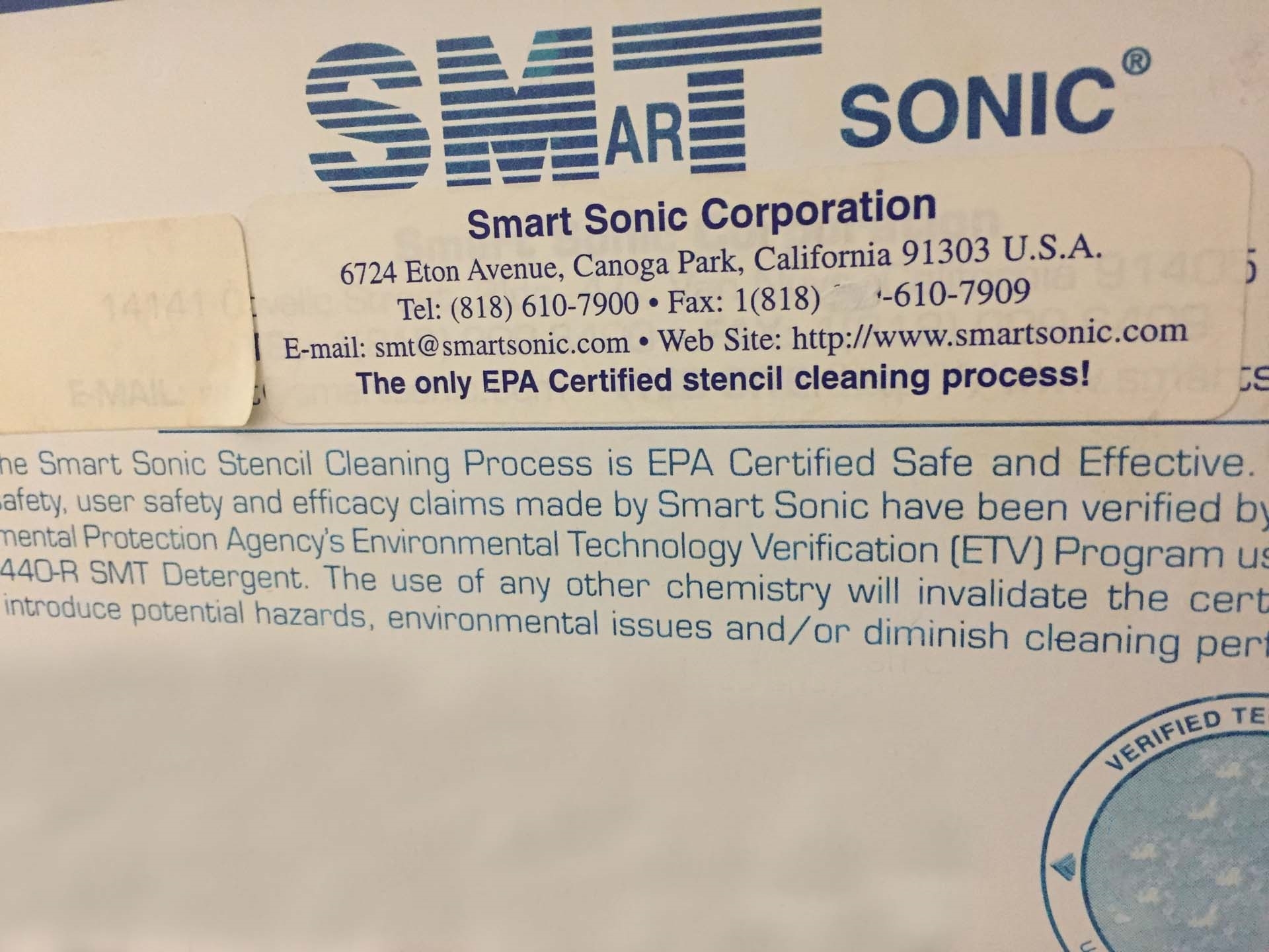 Photo Used SMART SONIC 500 For Sale