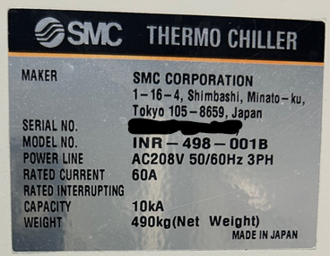 SMC INR-498-001B #293820634