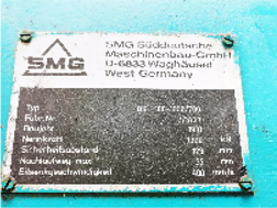 사진 사용됨 SMG DS100-1000/700 판매용