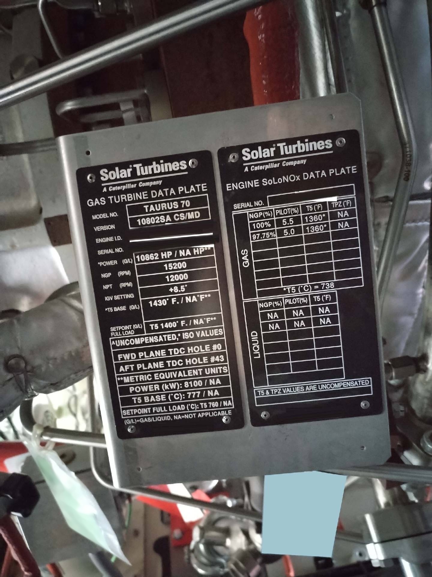Photo Utilisé SOLAR TURBINE Taurus 70 À vendre