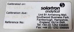 Foto Verwendet SOLARTRON ANALYTICAL 1400 Zum Verkauf