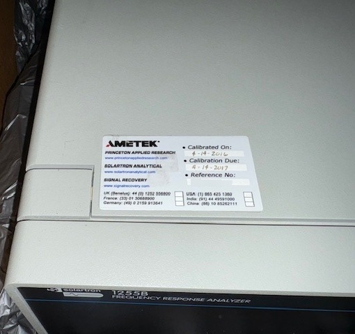 사진 사용됨 SOLARTRON INSTRUMENTS 1255B 판매용