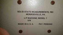 SOLID STATE MEASUREMENTS 7