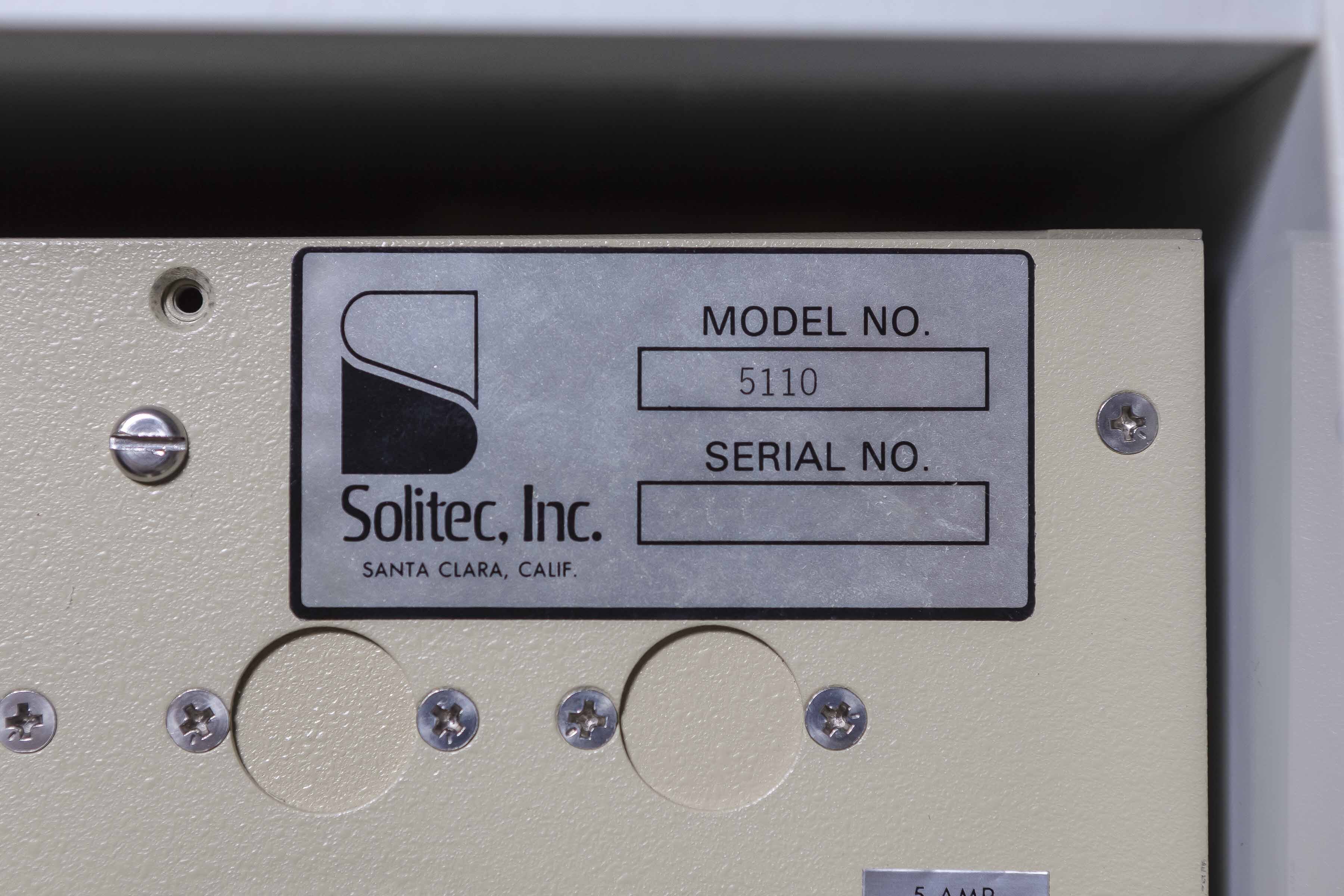 圖為 已使用的 SOLITEC 5110 待售