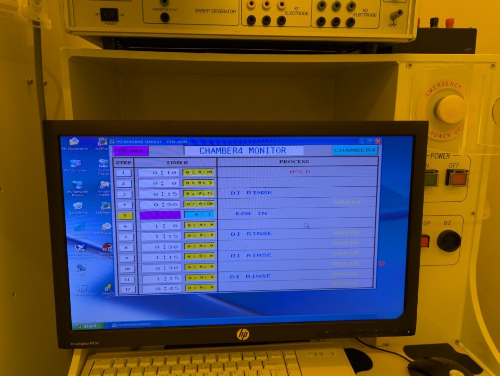 Foto Verwendet SONG JAAN TECHNOLOGY Silicon Electro-Chemical Etching System Zum Verkauf