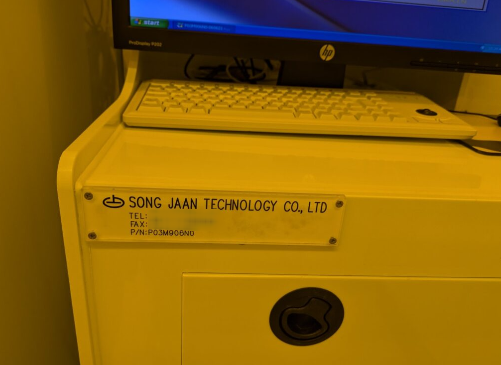 Foto Verwendet SONG JAAN TECHNOLOGY Silicon Electro-Chemical Etching System Zum Verkauf