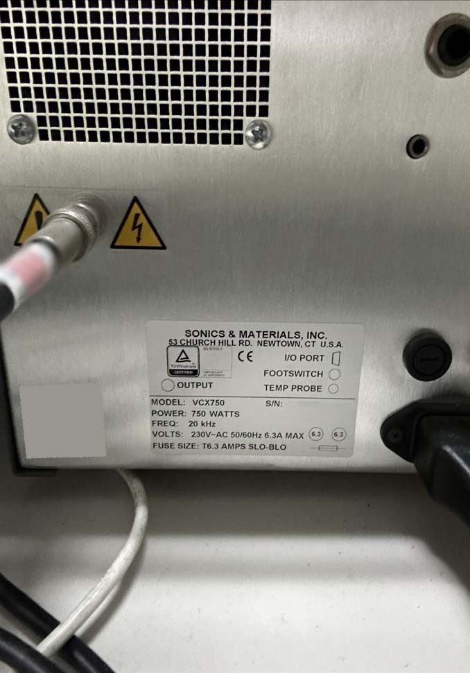 图为 已使用的 SONICS VCX 750 待售