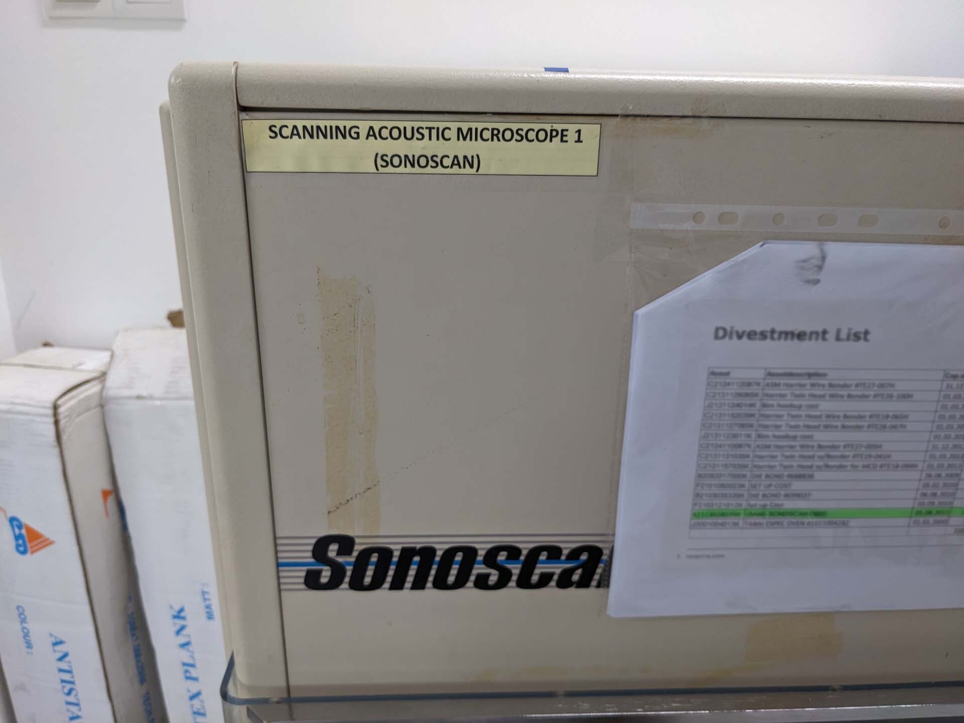 Photo Used SONOSCAN / NORDSON D900 For Sale