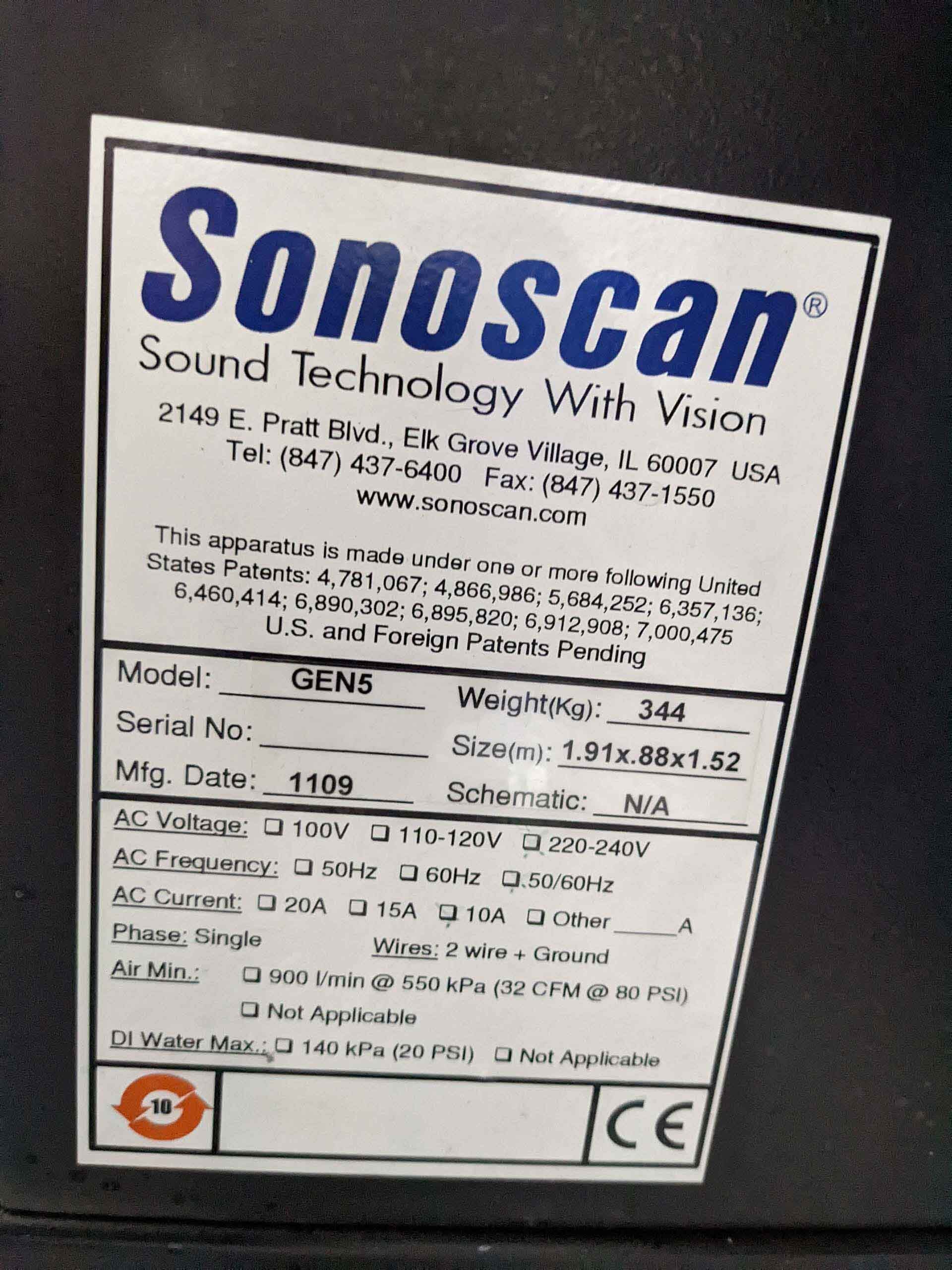 Photo Utilisé SONOSCAN Gen5 À vendre