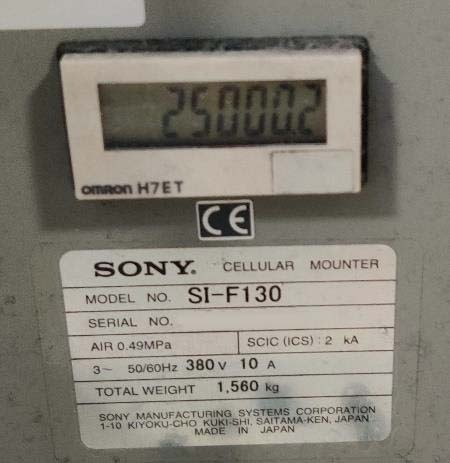 Photo Used SONY SI-F130 For Sale