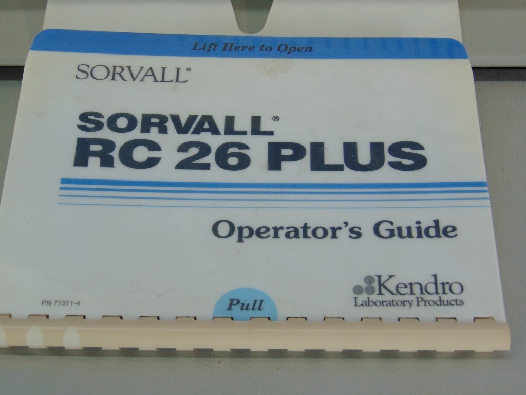 Photo Used SORVALL RC 26 Plus For Sale