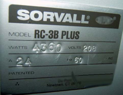 圖為 已使用的 SORVALL RC 3B Plus 待售