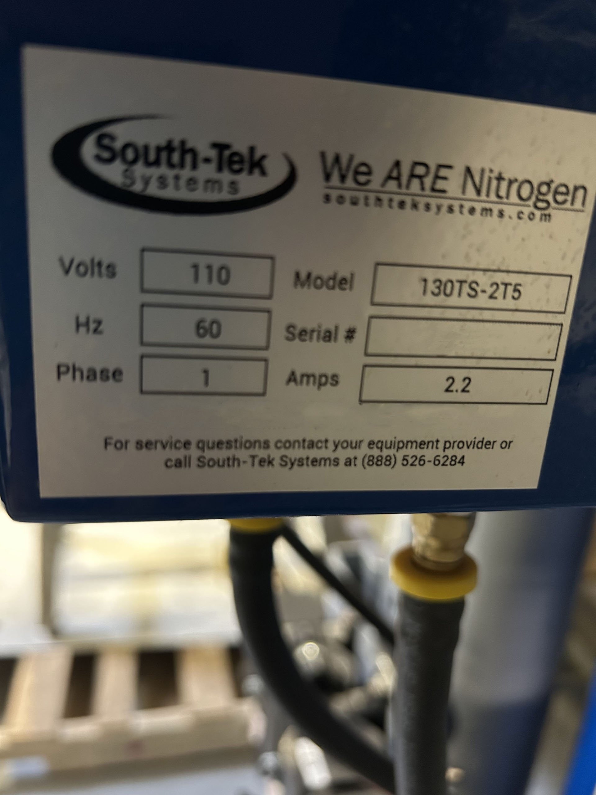图为 已使用的 SOUTH-TEK SYSTEMS 130TS 2T5 待售