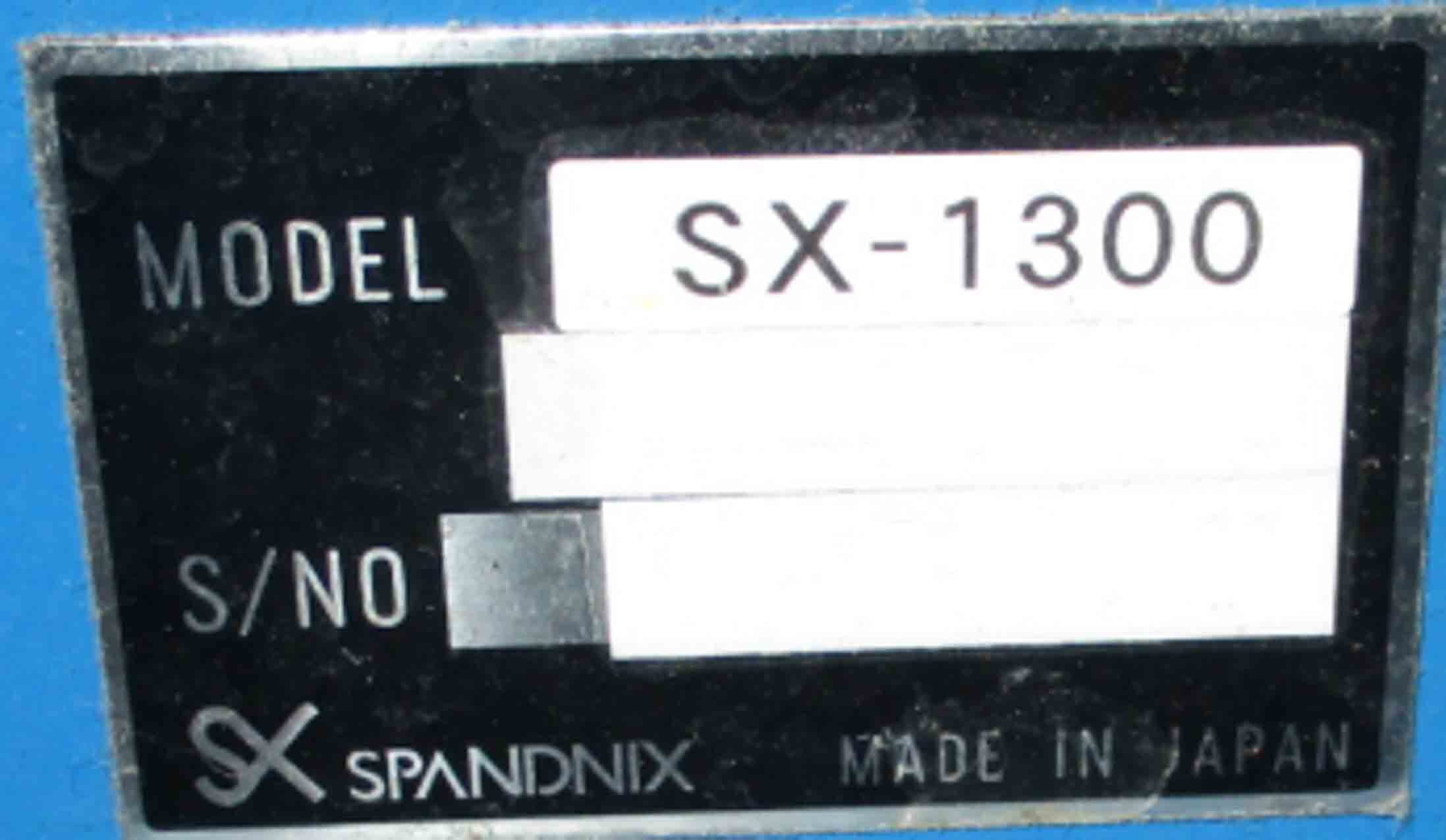 사진 사용됨 SPANDNIX SX-1300 판매용