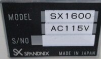 圖為 已使用的 SPANDNIX SX-1600 待售