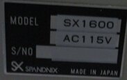 圖為 已使用的 SPANDNIX SX-1600 待售
