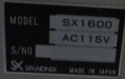 Photo Used SPANDNIX SX-1600 For Sale