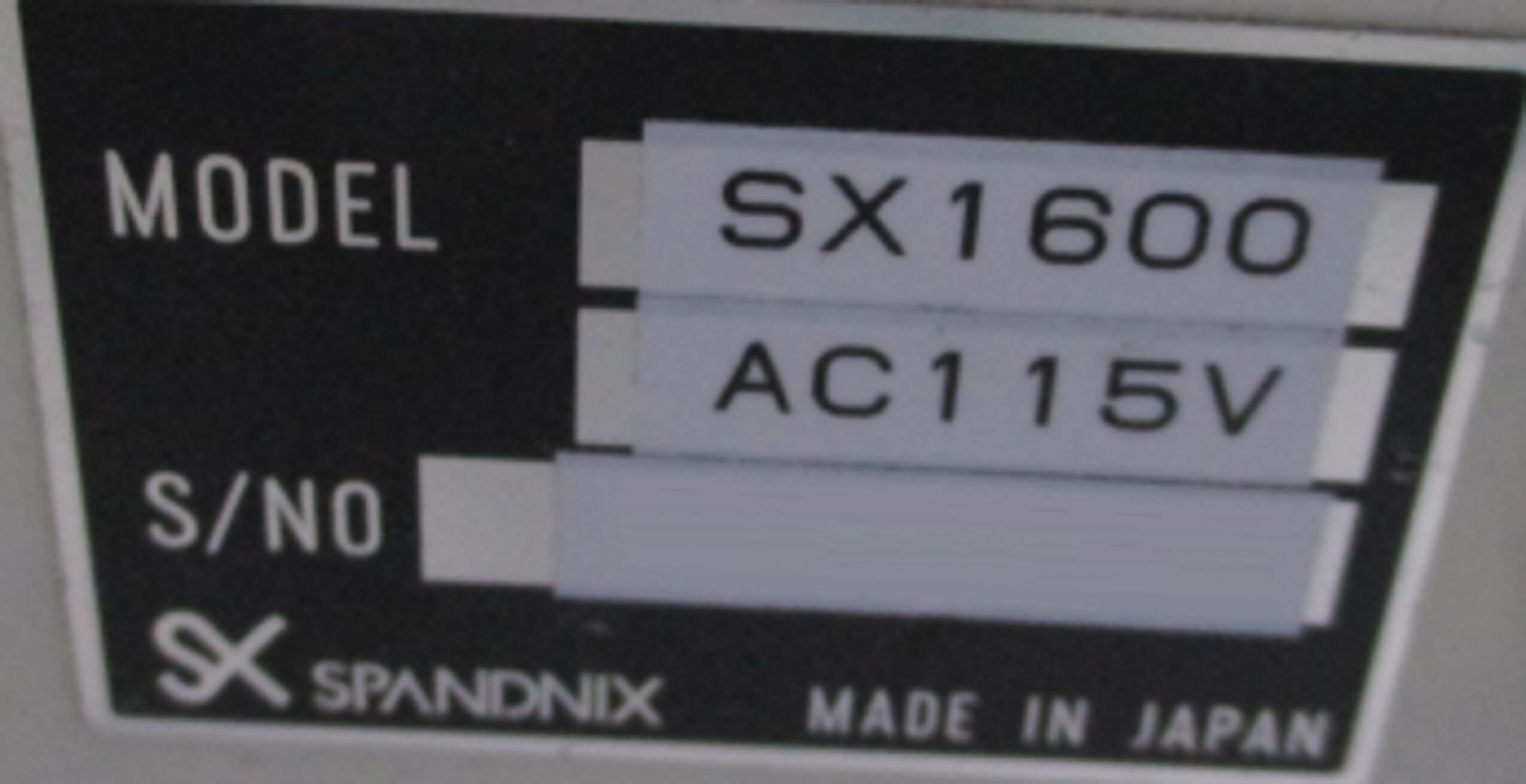 사진 사용됨 SPANDNIX SX-1600 판매용