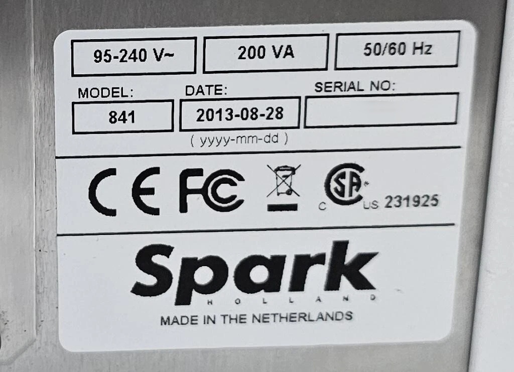 Photo Used SPARK HOLLAND Alias 841 For Sale