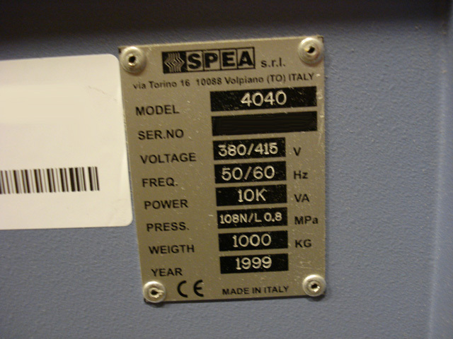Photo Used SPEA 4040 For Sale