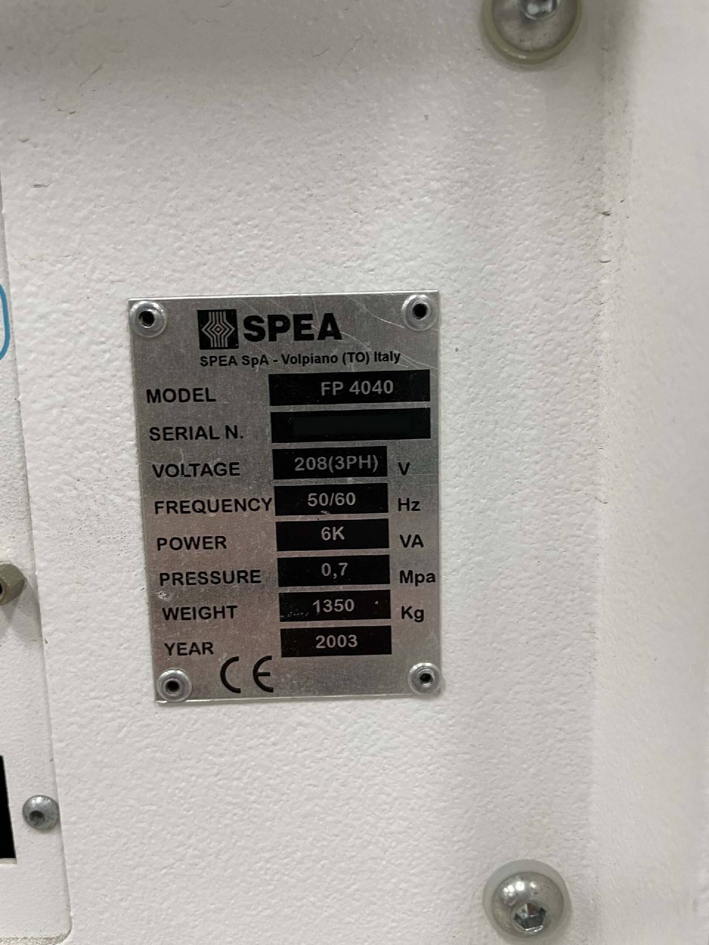 사진 사용됨 SPEA 4040 판매용