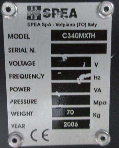 Photo Used SPEA C340 MXTH For Sale