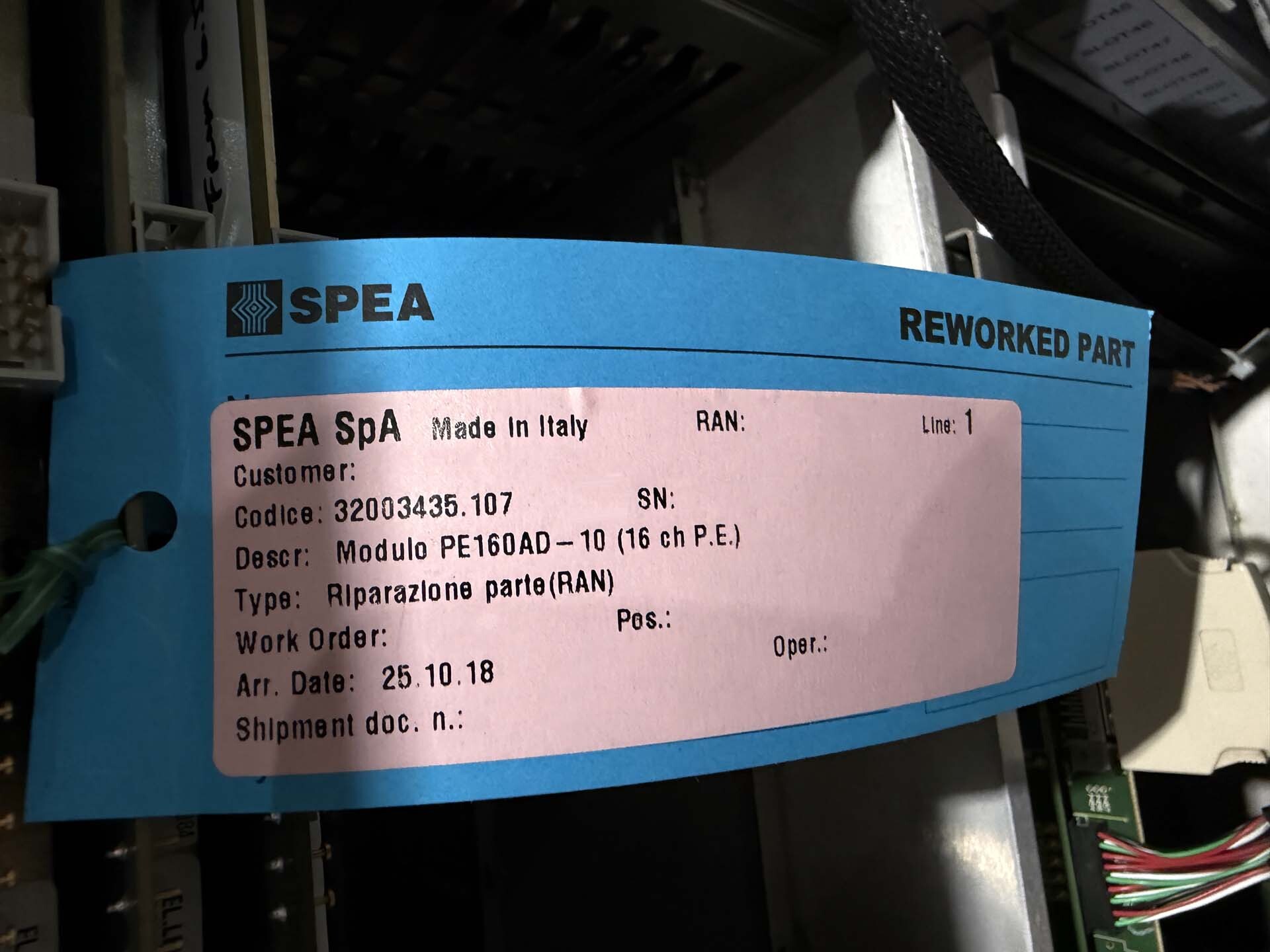 Photo Used SPEA C600MXTH For Sale