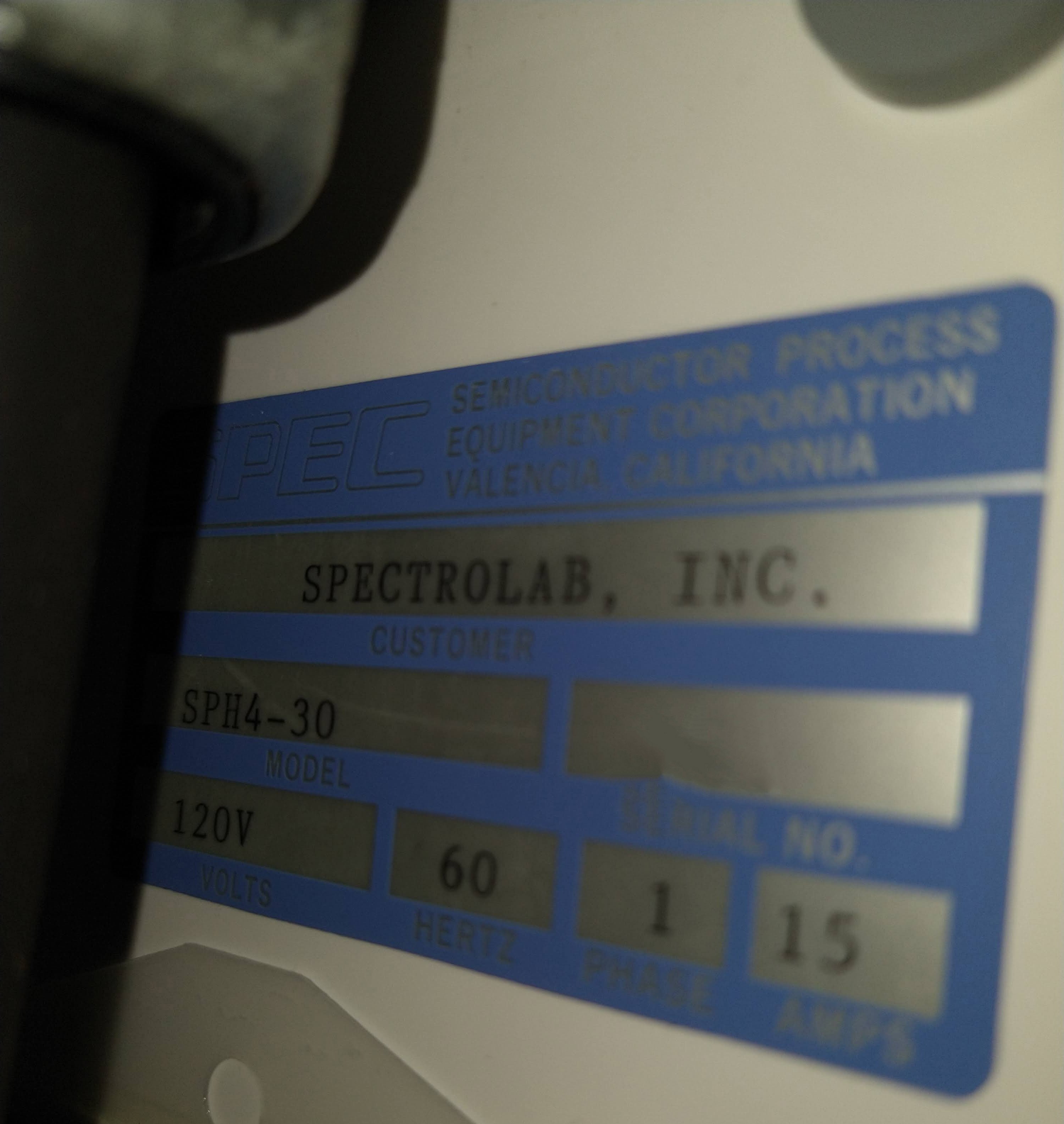 Photo Used SPEC SPEH4-30 For Sale