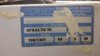 Photo Used SPEC Sphalt8-36 For Sale