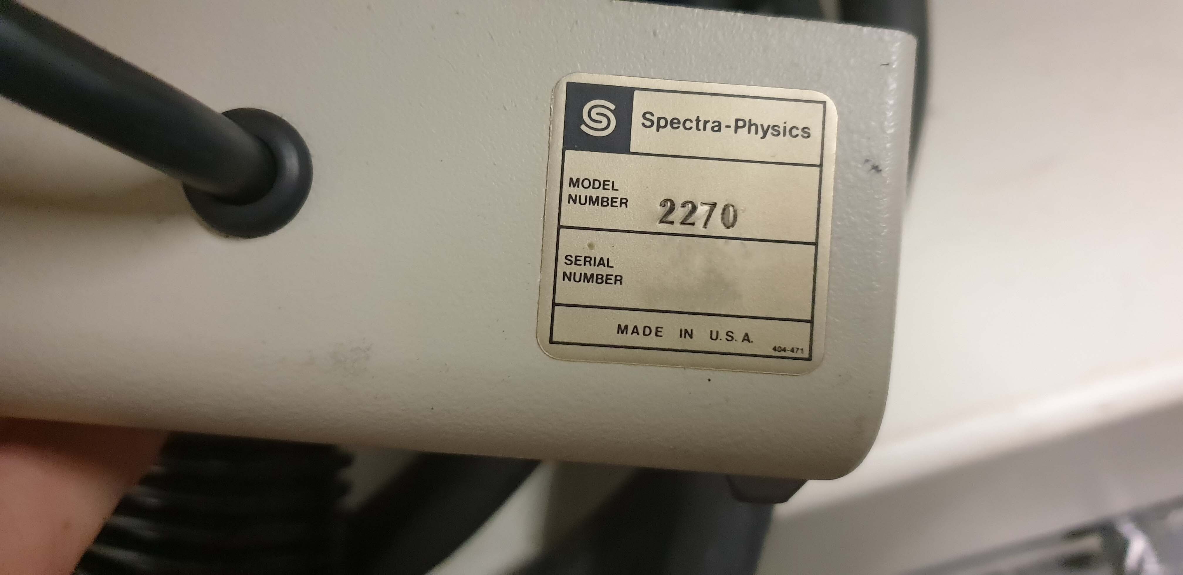 Photo Used SPECTRA PHYSICS 2270 For Sale