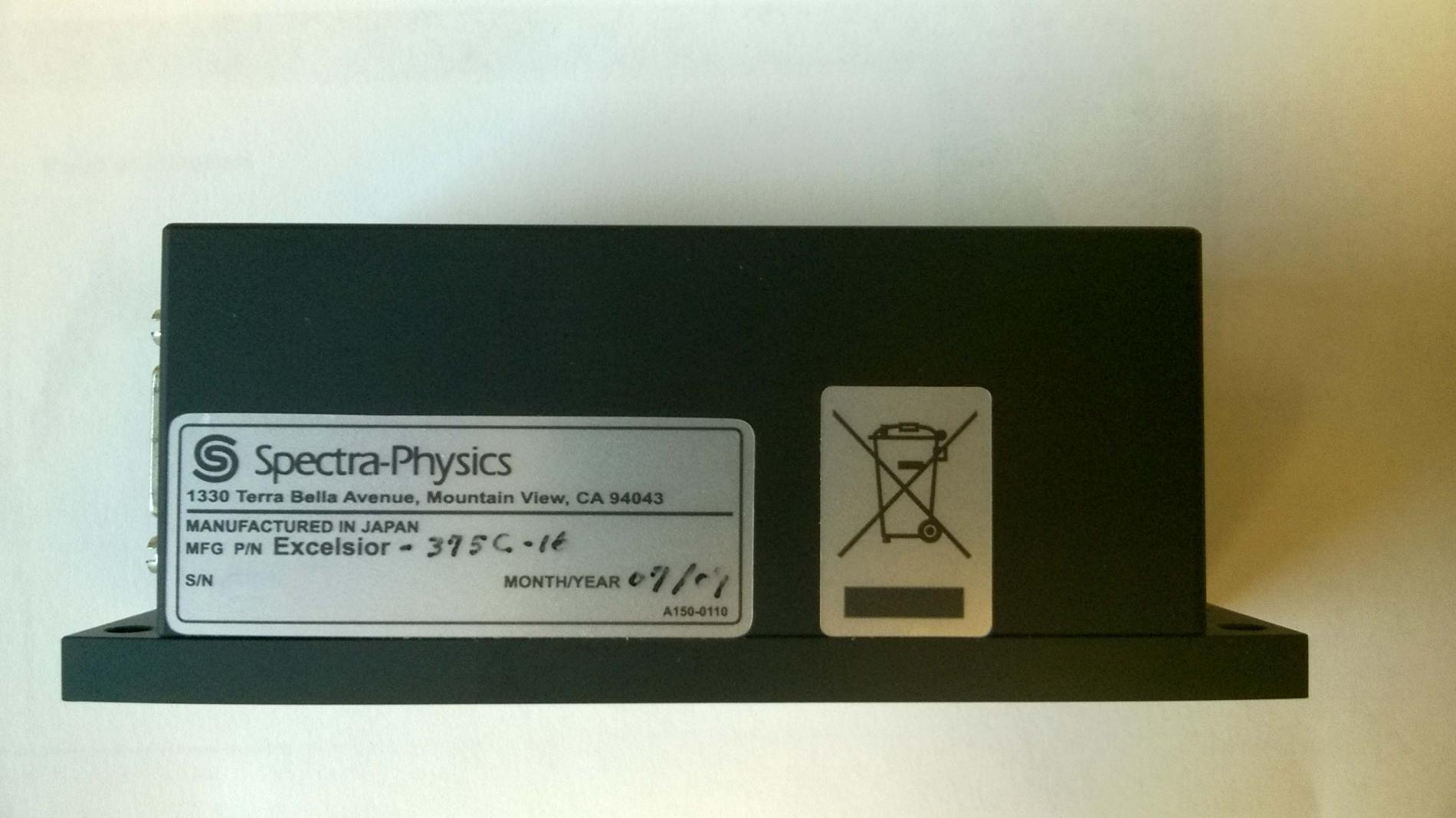フォト（写真） 使用される SPECTRA PHYSICS 375-C-16 販売のために