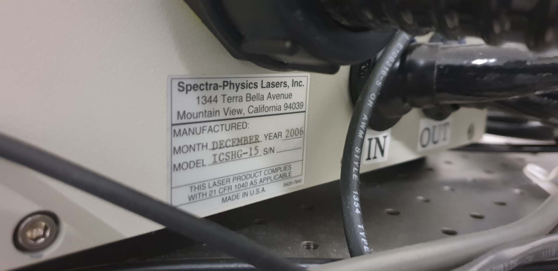 フォト（写真） 使用される SPECTRA PHYSICS Lot of lasers 販売のために