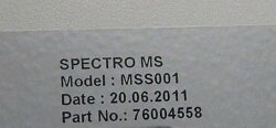사진 사용됨 SPECTRO MS MSS001 판매용