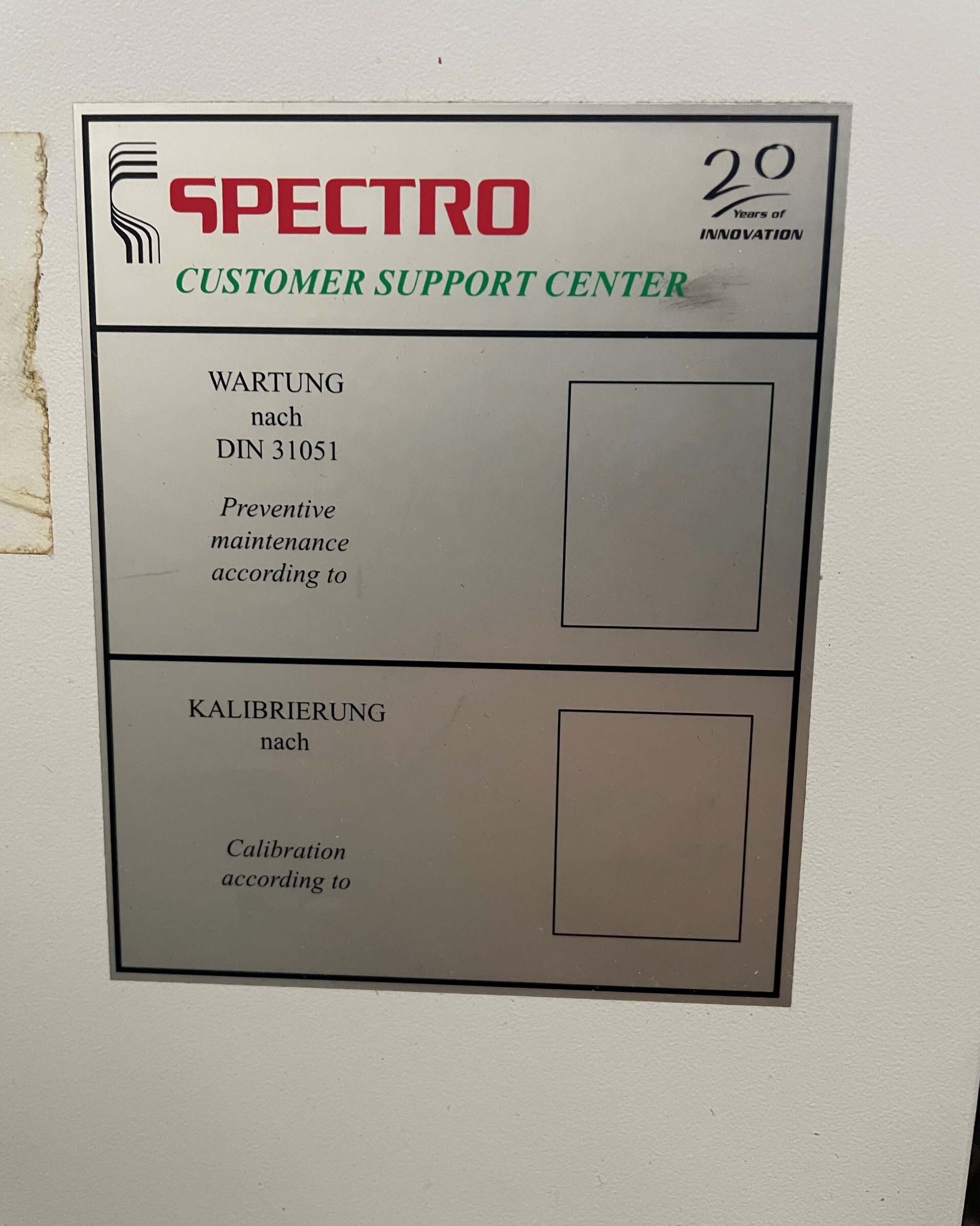 사진 사용됨 SPECTRO Spectromax 판매용