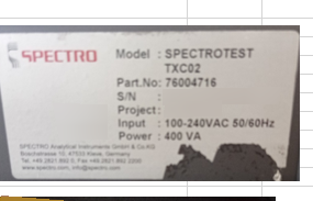 圖為 已使用的 SPECTRO SPECTROTEST TXC02 待售