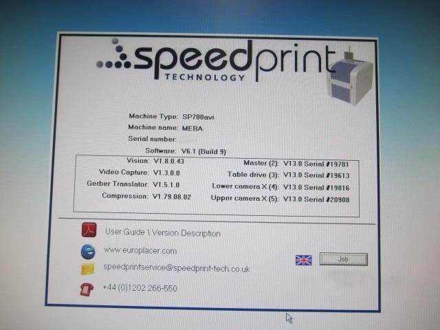 圖為 已使用的 SPEED PRINT SP700 AVI 待售