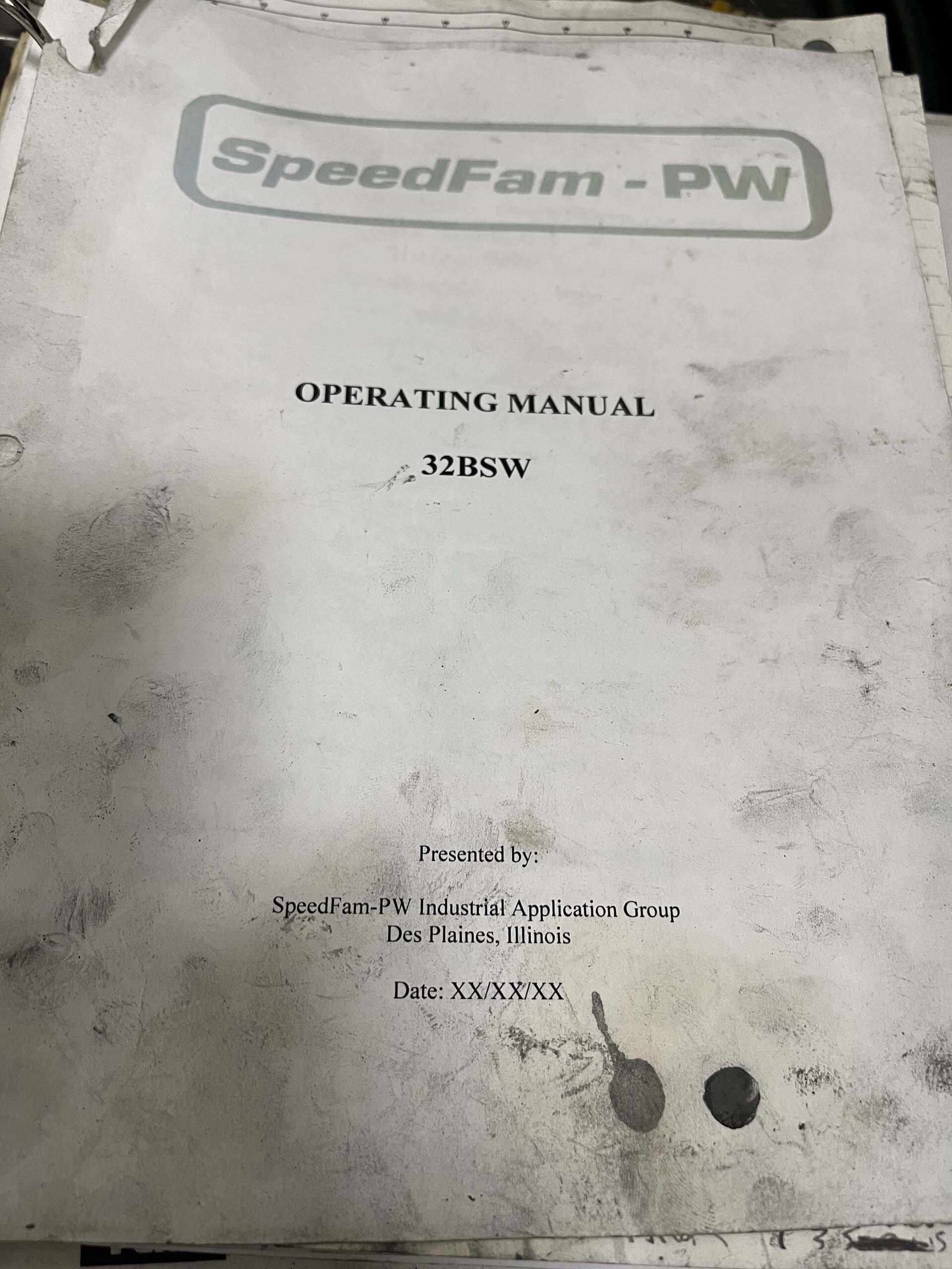 フォト（写真） 使用される SPEEDFAM / PETER WOLTERS 32 BGW 販売のために