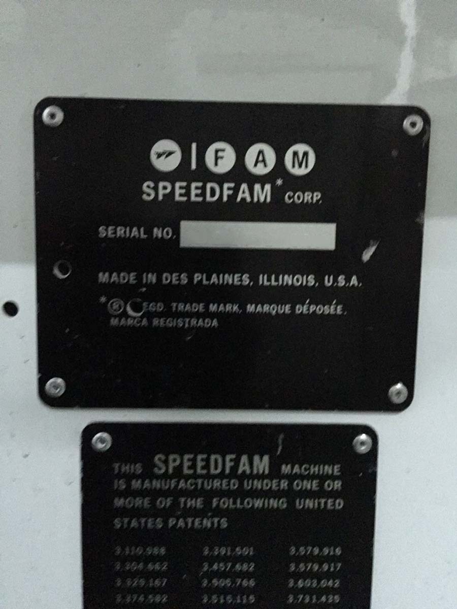 사진 사용됨 SPEEDFAM / PETER WOLTERS 32 BTAW 판매용