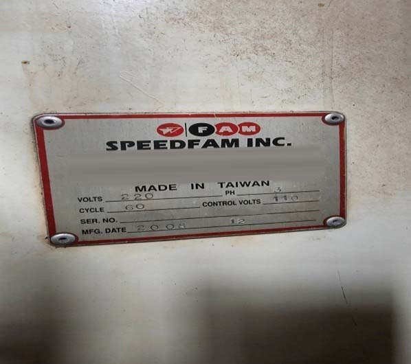 フォト（写真） 使用される SPEEDFAM 12B 販売のために