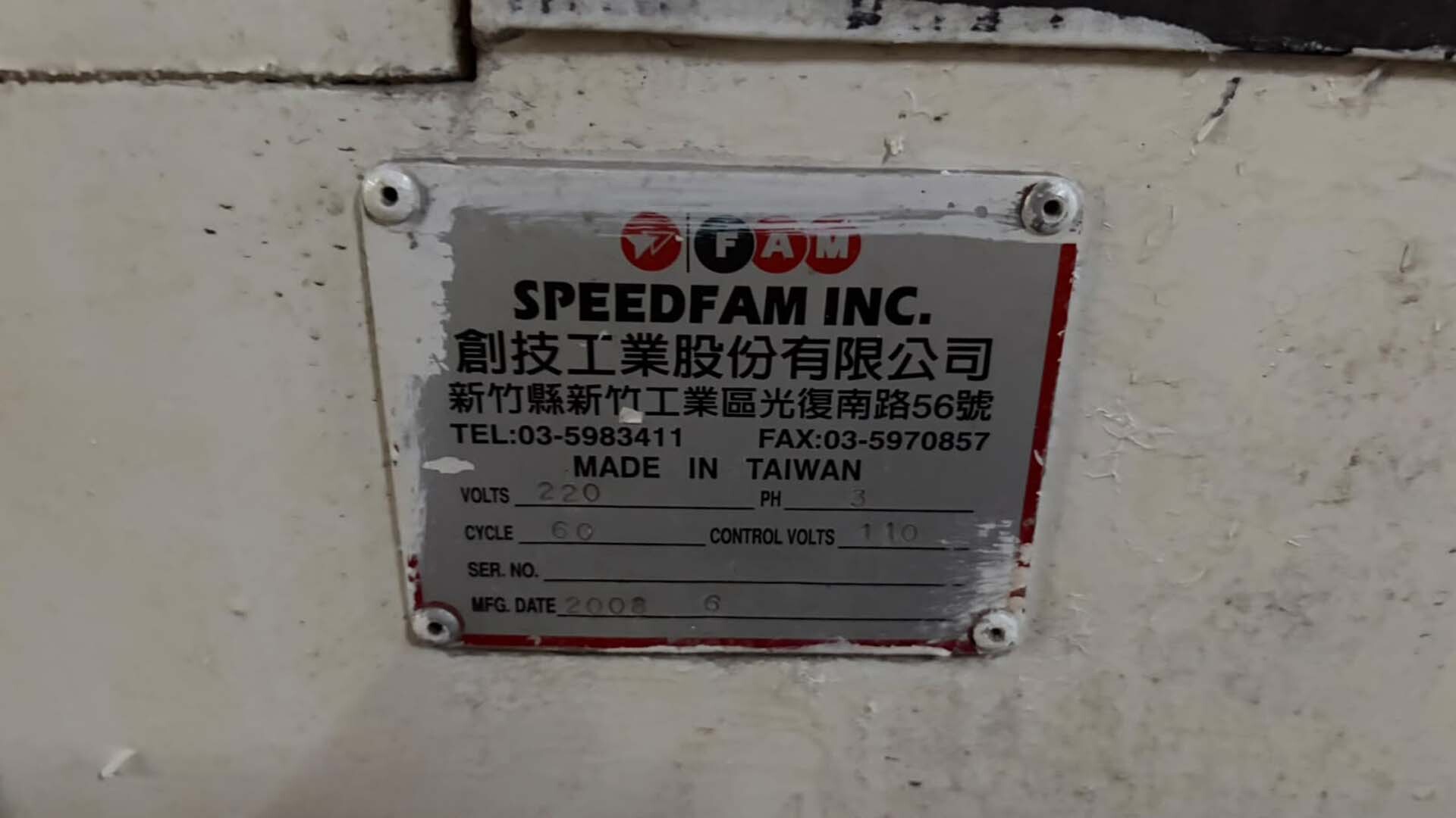 Photo Used SPEEDFAM 16B For Sale
