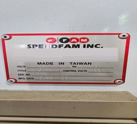 Photo Used SPEEDFAM 16B For Sale