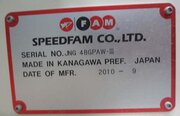 フォト（写真） 使用される SPEEDFAM 48 GPAW-III 販売のために