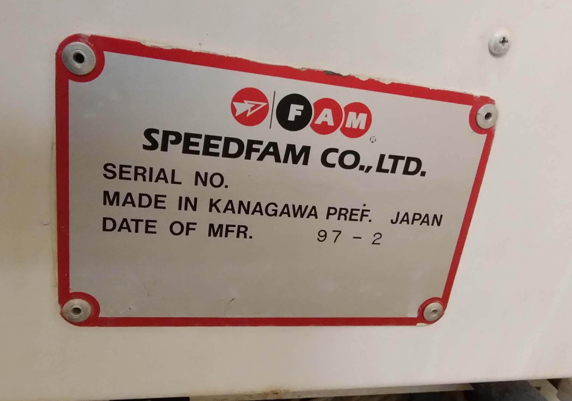 Photo Used SPEEDFAM 50 SPAW For Sale