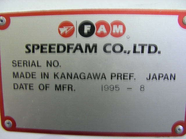 Photo Used SPEEDFAM 9B-5L-IV For Sale