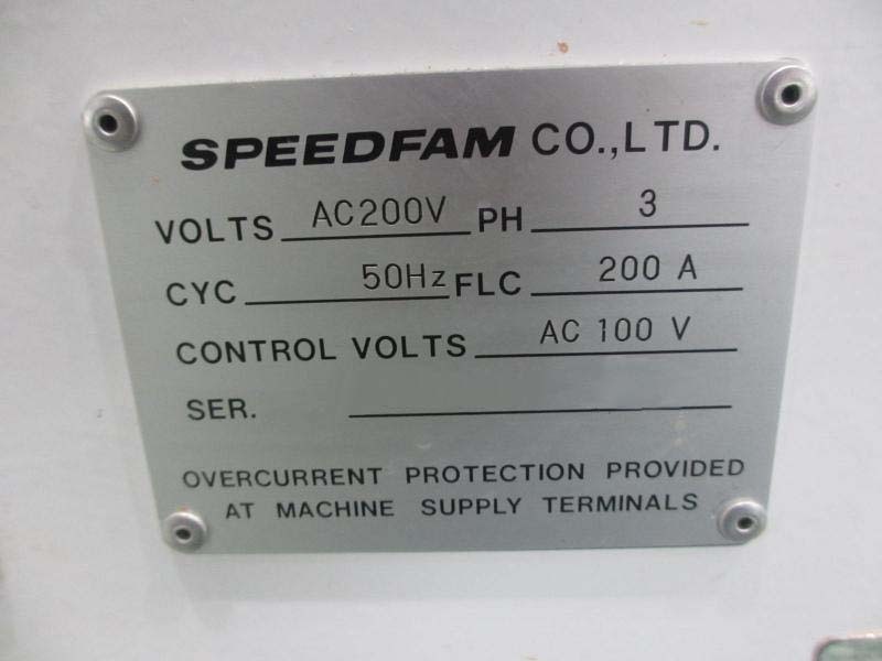 Photo Used SPEEDFAM DSM22B-6PV-V4MH For Sale