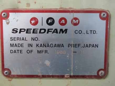 Photo Used SPEEDFAM JND 9B-5P-III For Sale