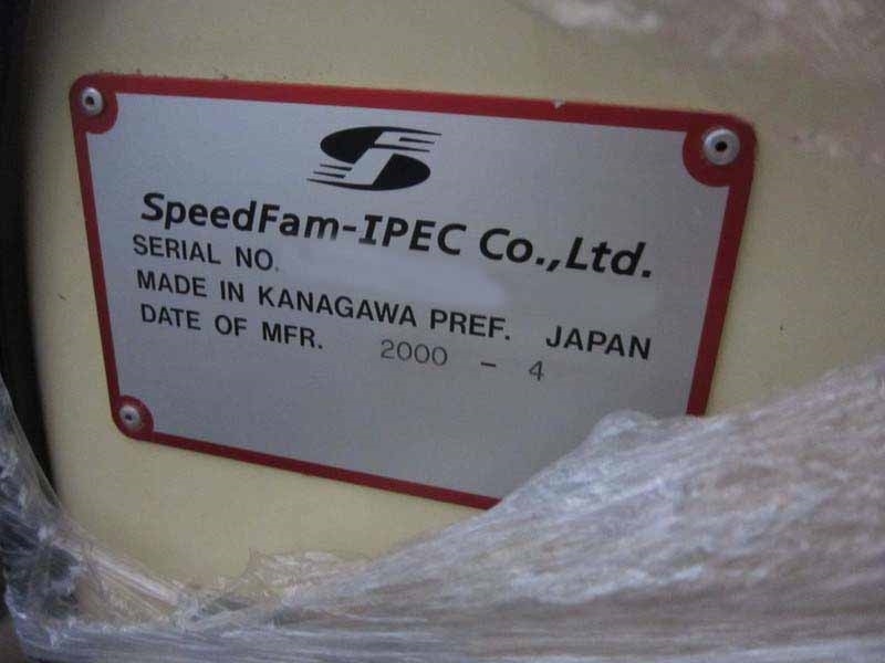 フォト（写真） 使用される SPEEDFAM JND 9B-5P-IV 販売のために