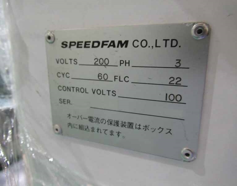 フォト（写真） 使用される SPEEDFAM JND 9B-5SSG-IV 販売のために