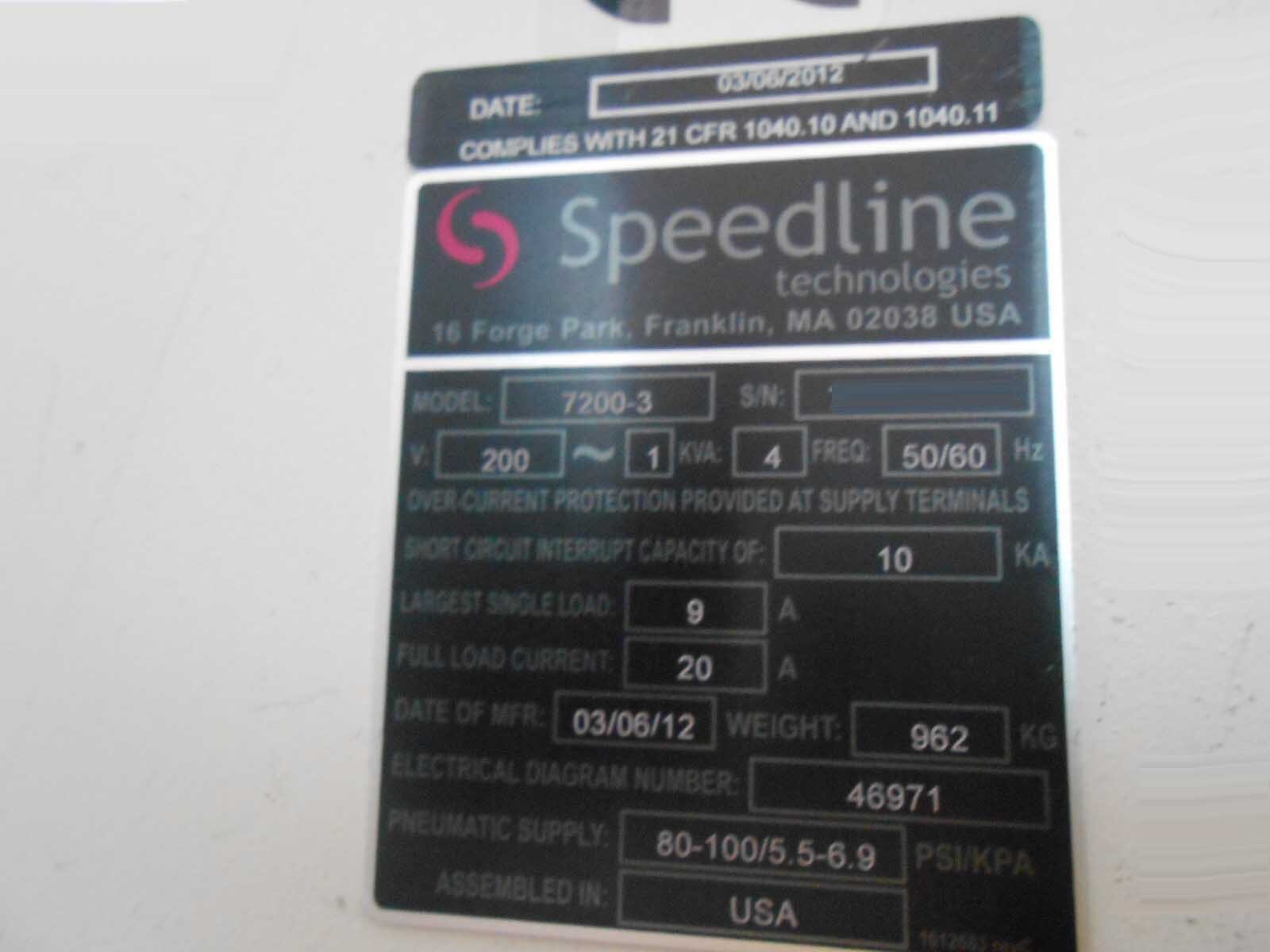圖為 已使用的 SPEEDLINE / CAMALOT Xyflex Pro 7100 RF 待售