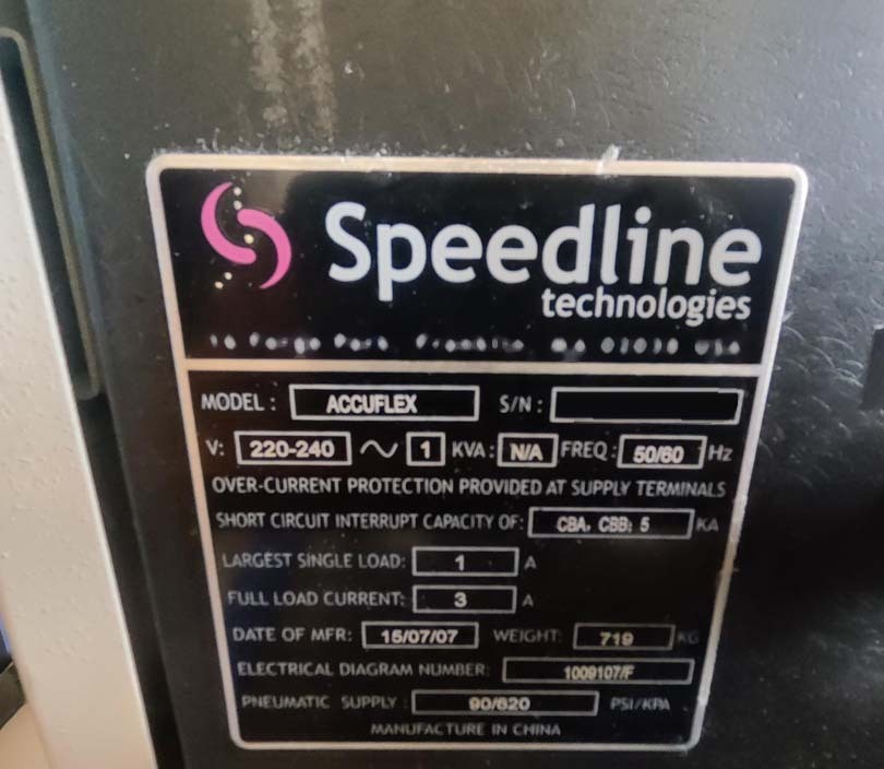 Photo Used SPEEDLINE / MPM Accuflex For Sale
